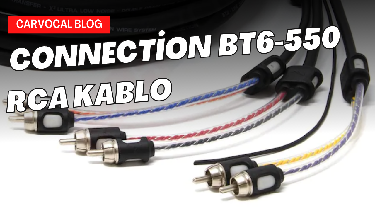 Connection BT6-550 5,5 Metre RCA Kablo ve Kullanım Alanları