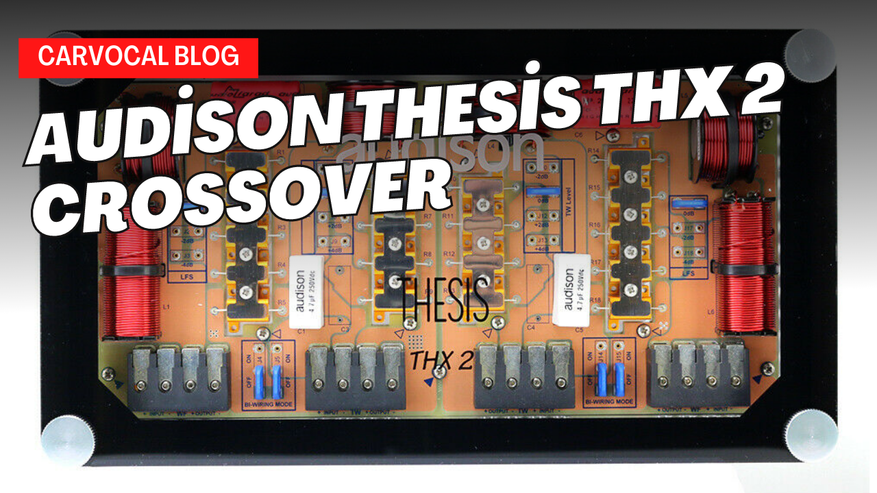 Audison Thesis THX 2 Crossover ile Yüksek Kalite!