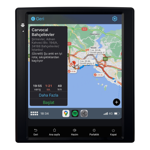 Fiat Doblo Android Multimedya Sistemi (2015-2025) CRV-4879XAAT