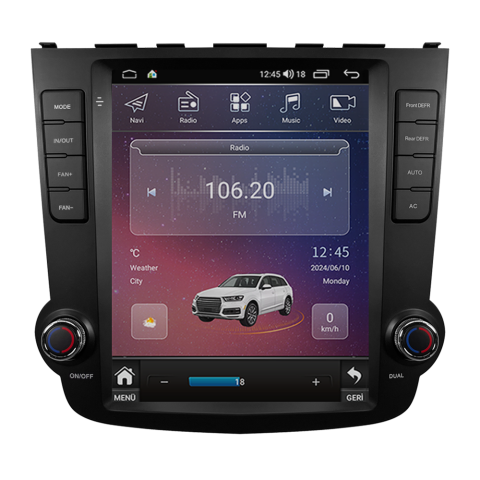 Honda CRV Android Multimedya Sistemi (2007-2011) CRV-4889XAAT