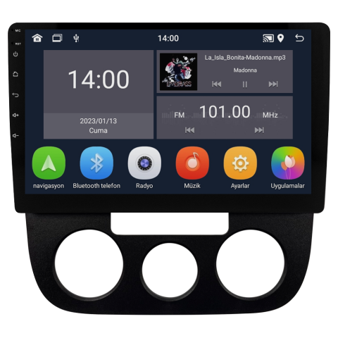 Volkswagen Jetta Android Multimedya Sistemi (2006-2010) CRV-4886XD