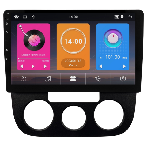 Volkswagen Jetta Android Multimedya Sistemi (2006-2010) CRV-4886XAA
