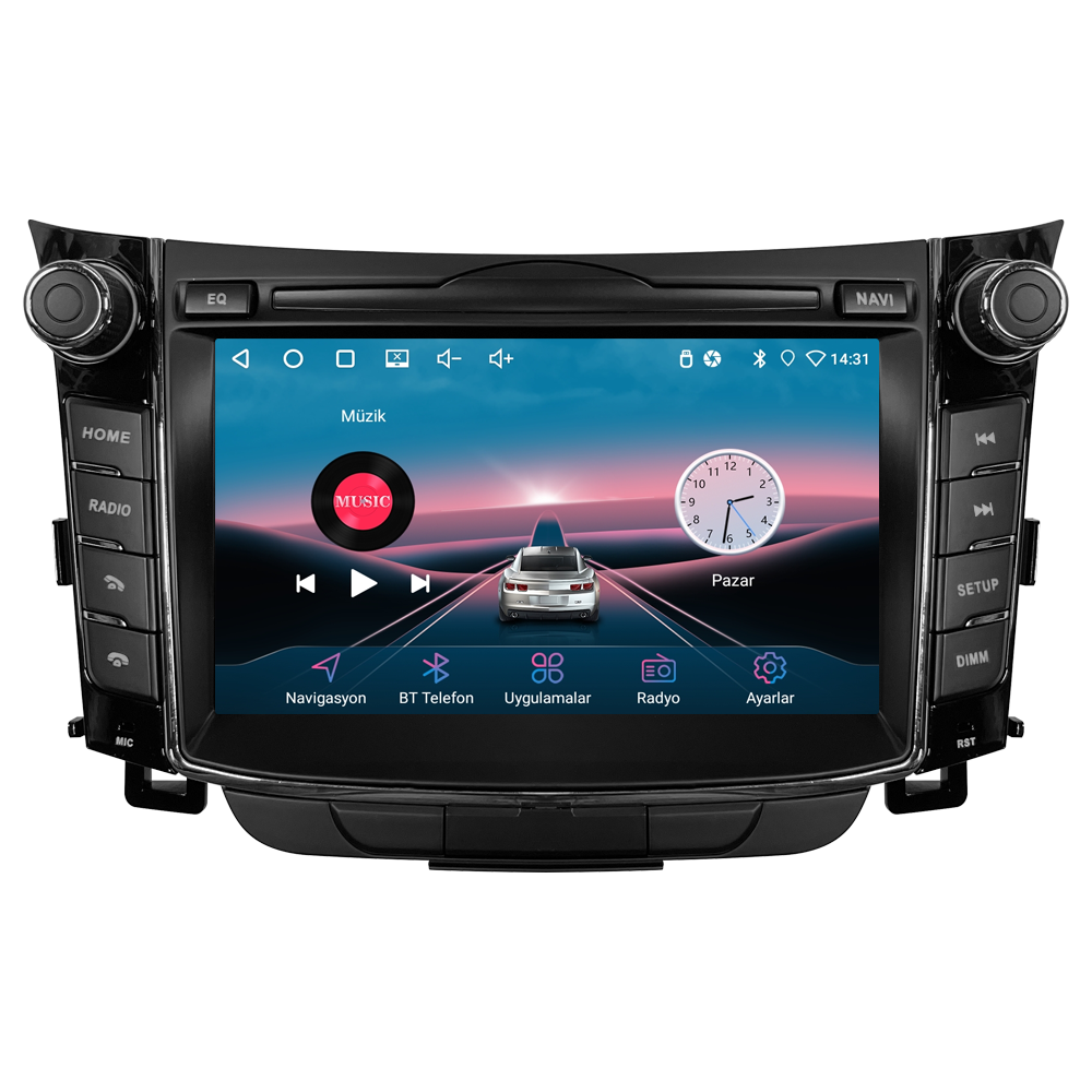 Hyundai i30 Android Multimedya Sistemi (2012-2016) CRV-4901RD