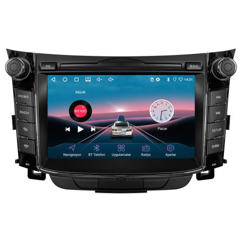 Hyundai i30 Android Multimedya Sistemi (2012-2016) CRV-4901RD