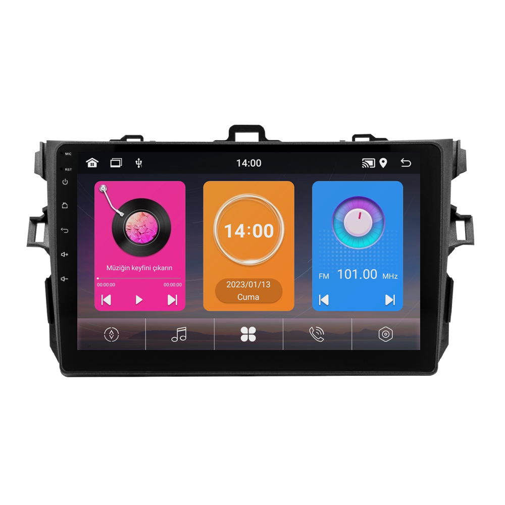 Toyota Corolla Android Multimedya Sistemi (2008-2012) CRV-4543XAA