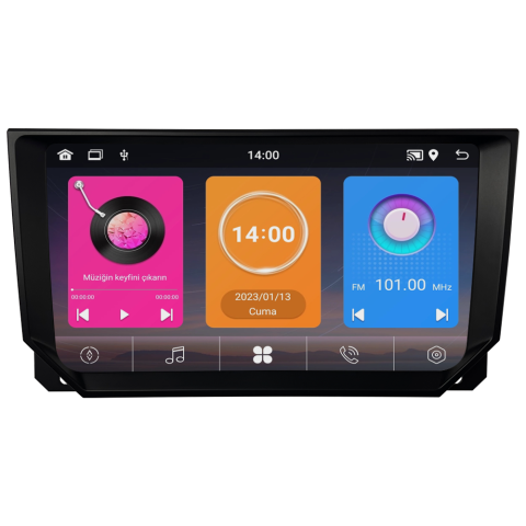 Seat Ibiza Android Multimedya Sistemi (2017-2020) CRV-4786XAA