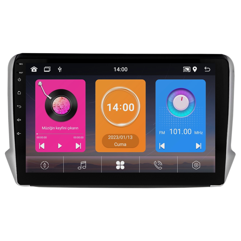 Peugeot 208 Android Multimedya Sistemi (2013-2021) CRV-4420XAA