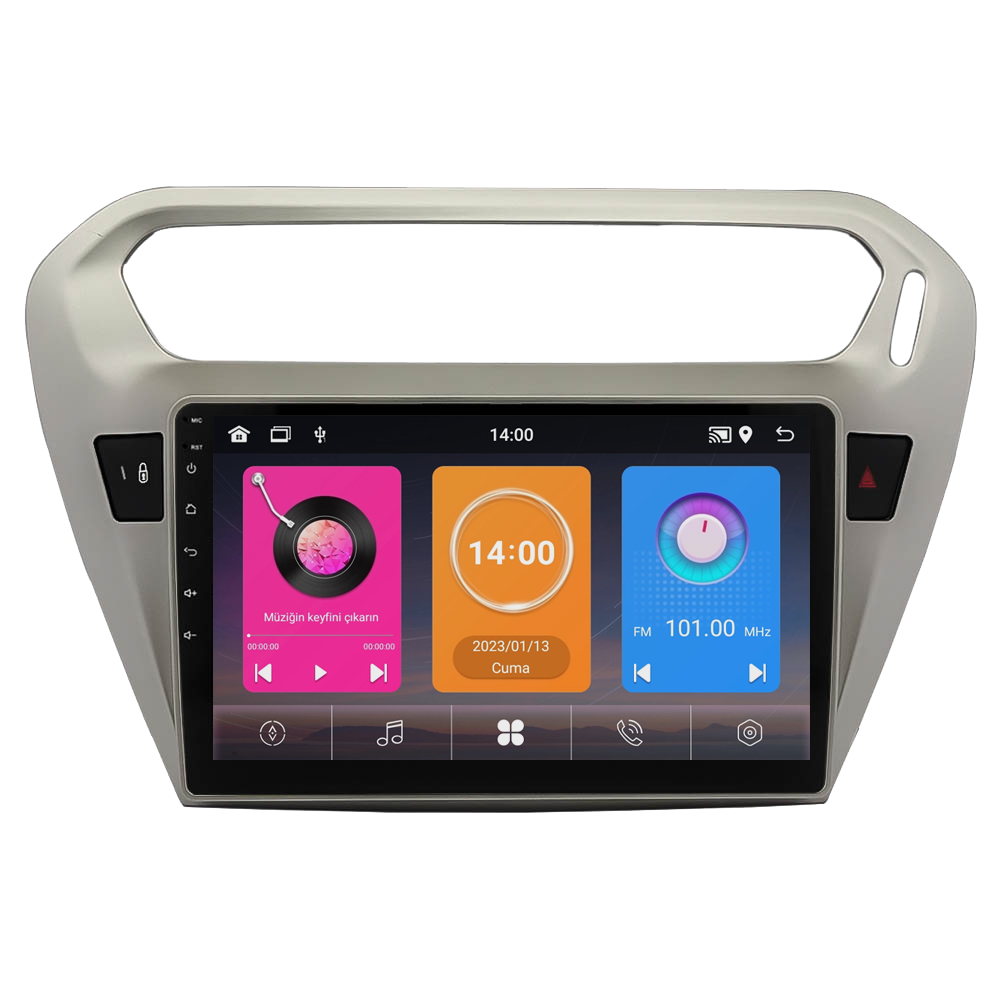 Citroen C-Elysee Android Multimedya Sistemi (2012-2024) CRV-4425XAA