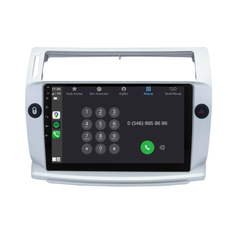 Citroen C4 Android Multimedya Sistemi (2005-2011) CRV4072XP