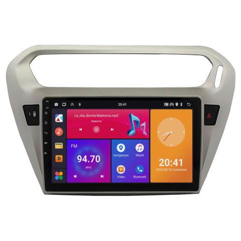 Peugeot 301 Android Multimedya Sistemi (2012-2024) CRV4425XP