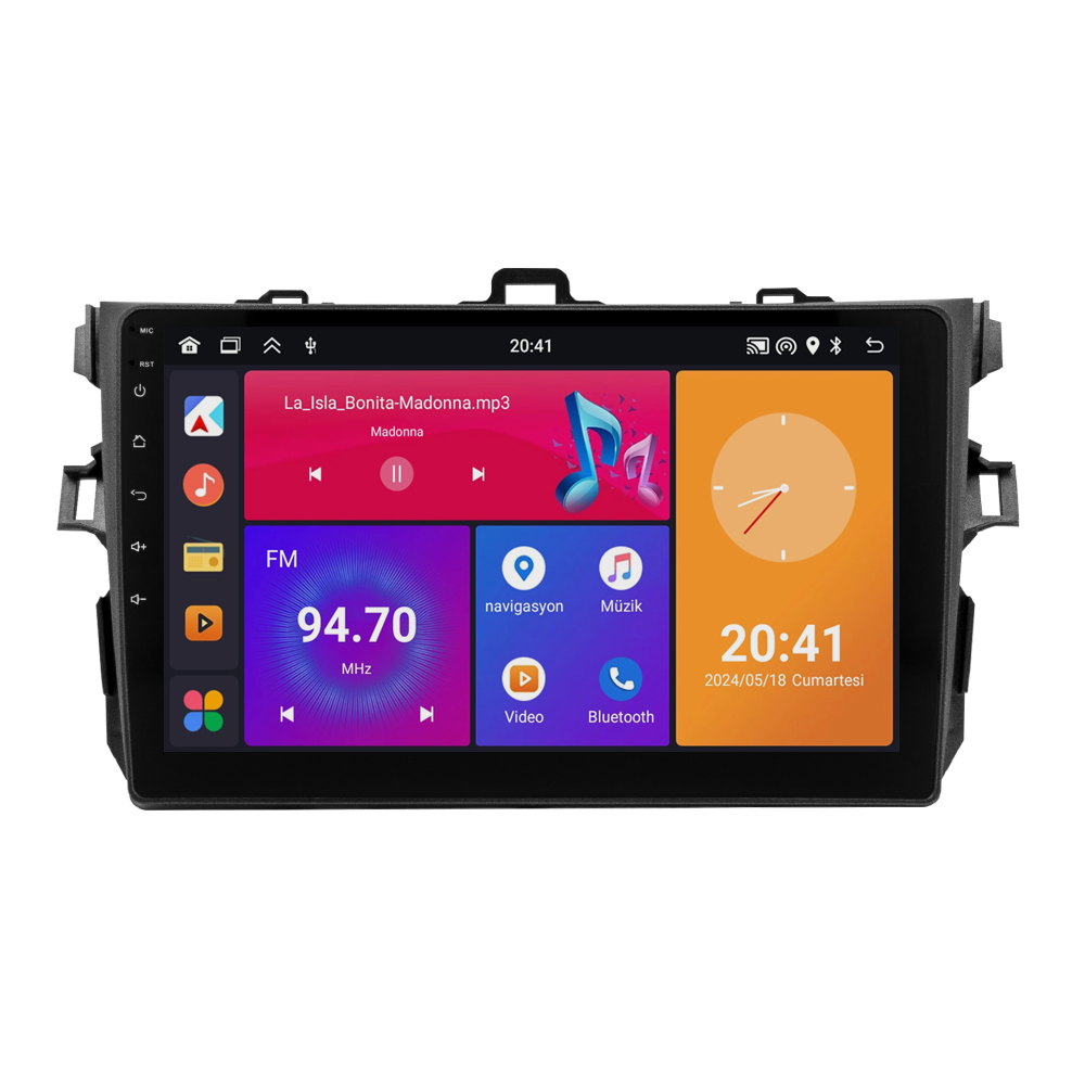 Toyota Corolla Android Multimedya Sistemi (2008-2012) CRV4543XP