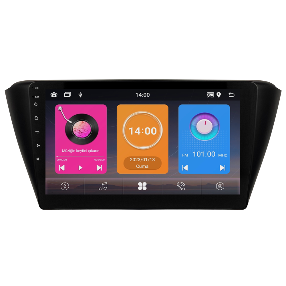 Skoda Fabia Android Multimedya Sistemi (2014-2018) CRV-4818XAA