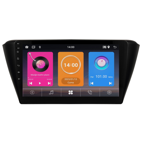 Skoda Fabia Android Multimedya Sistemi (2014-2018) CRV-4818XAA