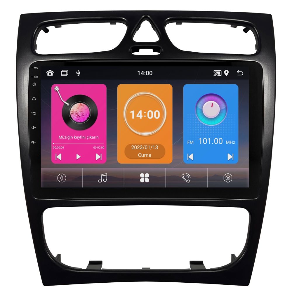 Mercedes C Serisi W203 Android Multimedya Sistemi (2002-2004) CRV-4839XAA