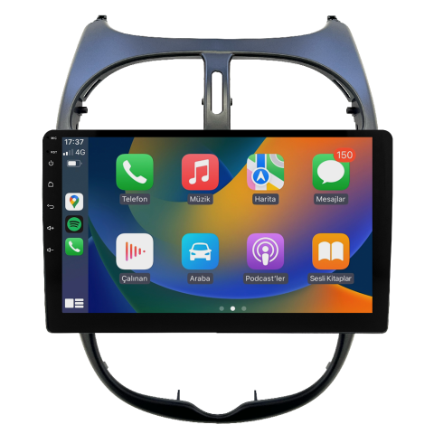 Peugeot 206 Android Multimedya Sistemi (2006-2011) CRV-4427XAA