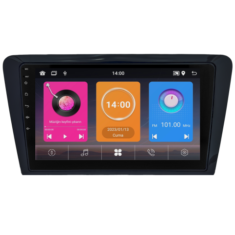 Skoda Rapid Android Multimedya Sistemi (2014-2018) CRV-4487XAA
