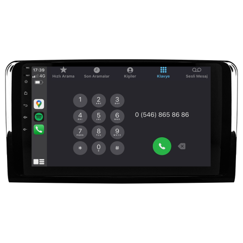 Mercedes ML164 Android Multimedya Sistemi CRV-4848XAA