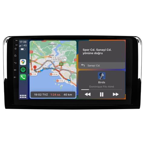 Mercedes ML164 Android Multimedya Sistemi CRV-4848XAA