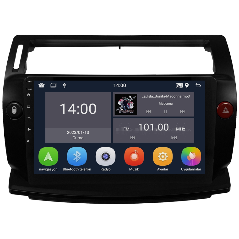 Citroen C4 Android Multimedya Sistemi (2005-2011) CRV-4072XD