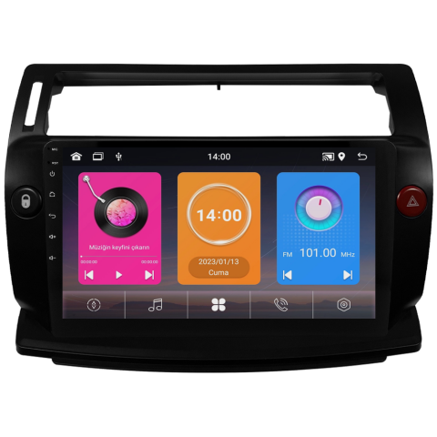 Citroen C4 Android Multimedya Sistemi (2005-2011) CRV-4072XAA