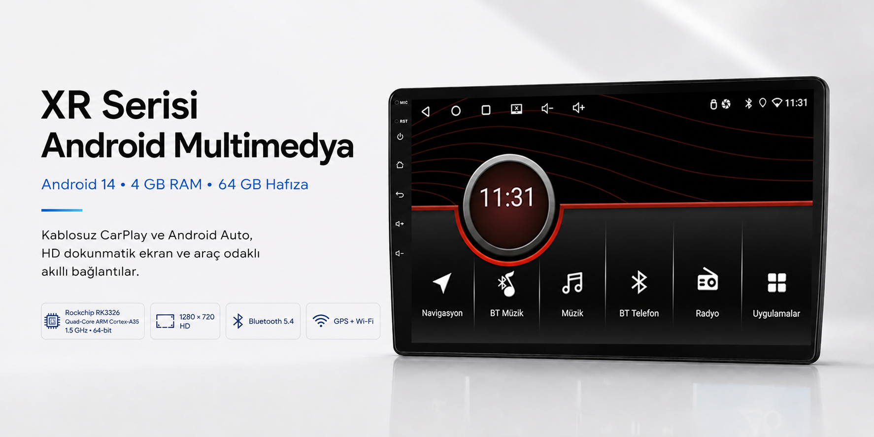 XA Serisi Android multimedya sistemi