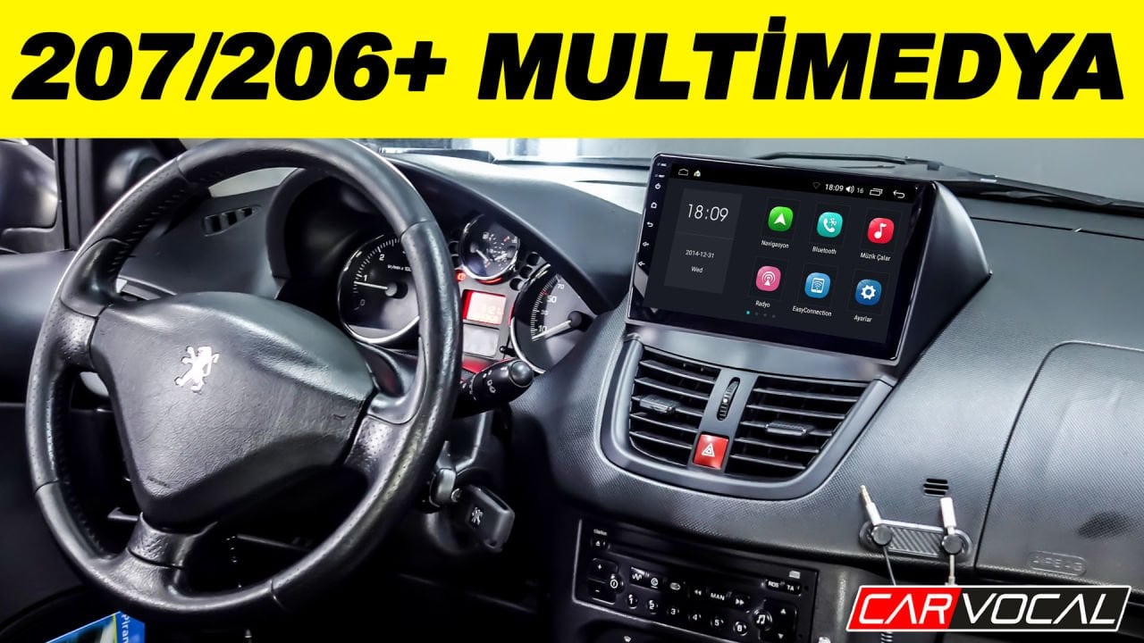 Peugeot 207 / 206+ Multimedya Sistemi