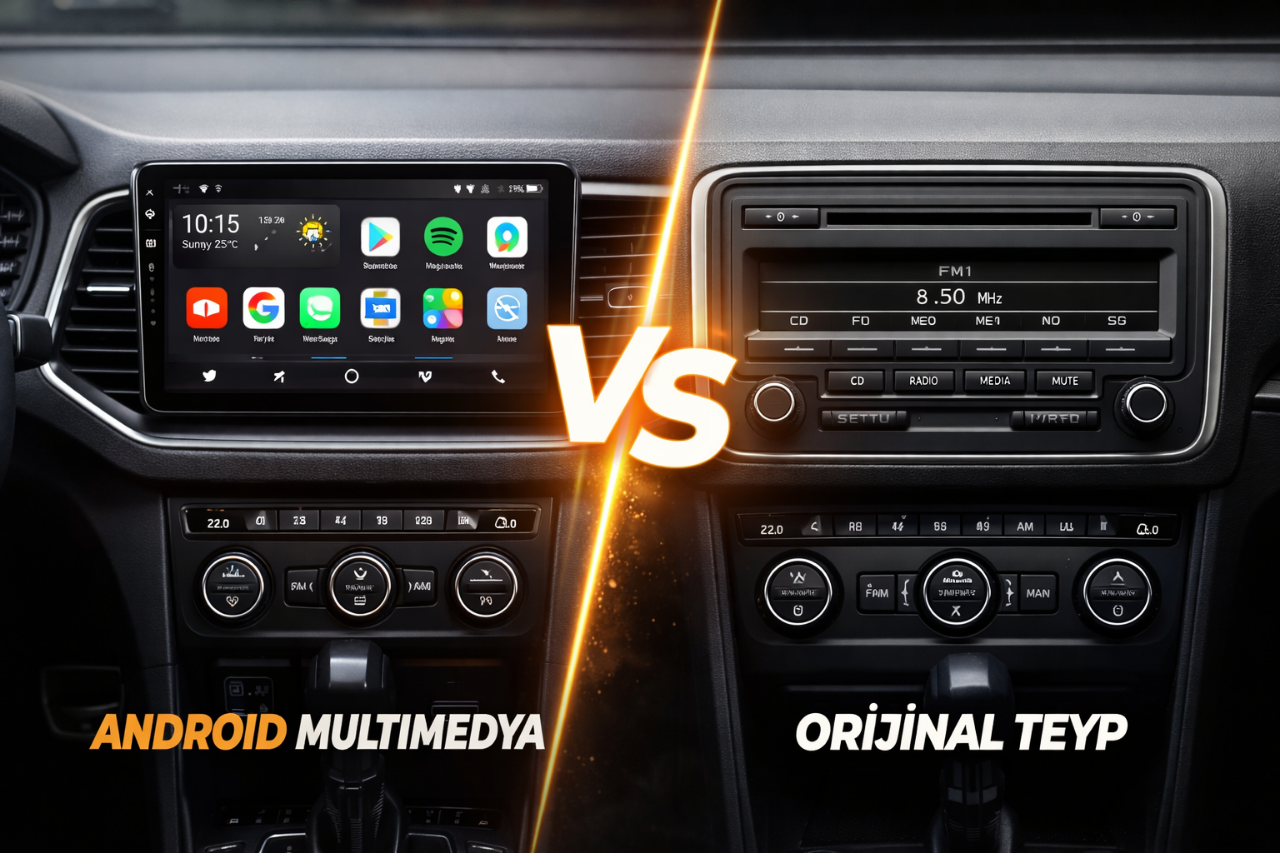 Android Multimedya mı Orijinal Teyp mi? Artıları ve Eksileri