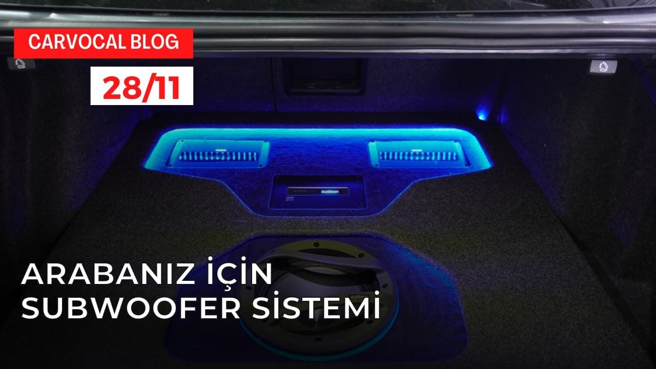 Arabanız İçin Subwoofer Sistemi