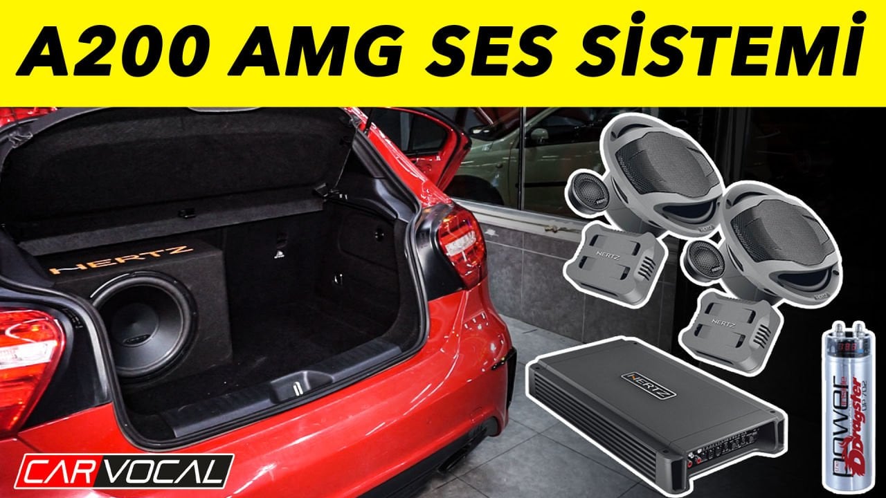 Mercedes A200 AMG Ses Sistemi