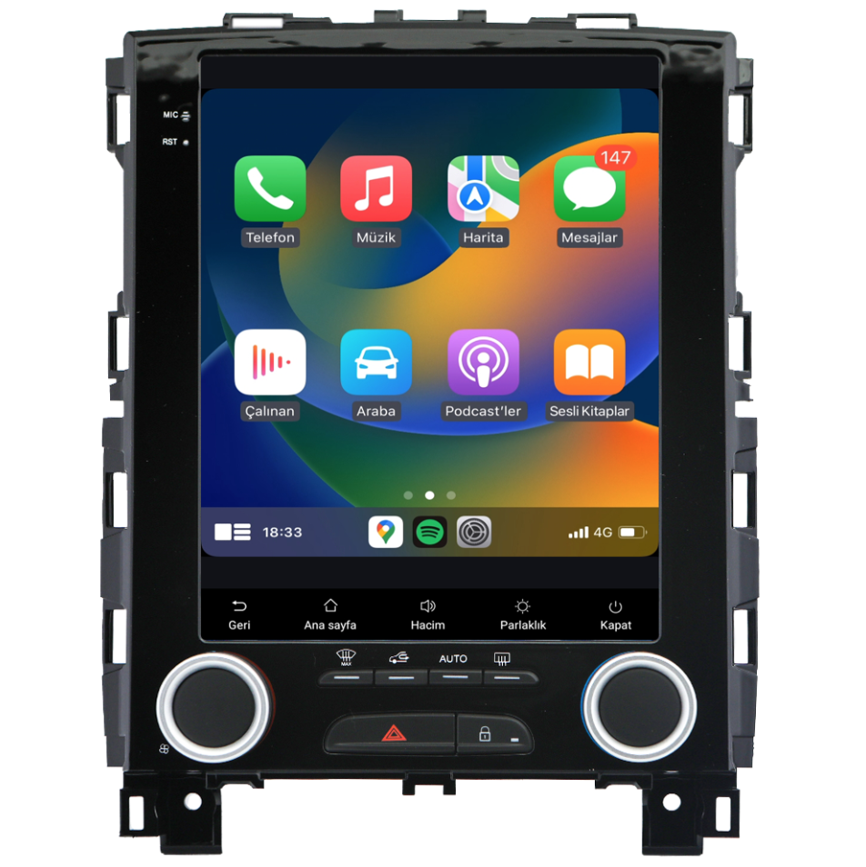 Renault Megane 4 Android Multimedya Sistemi (2016-2024)