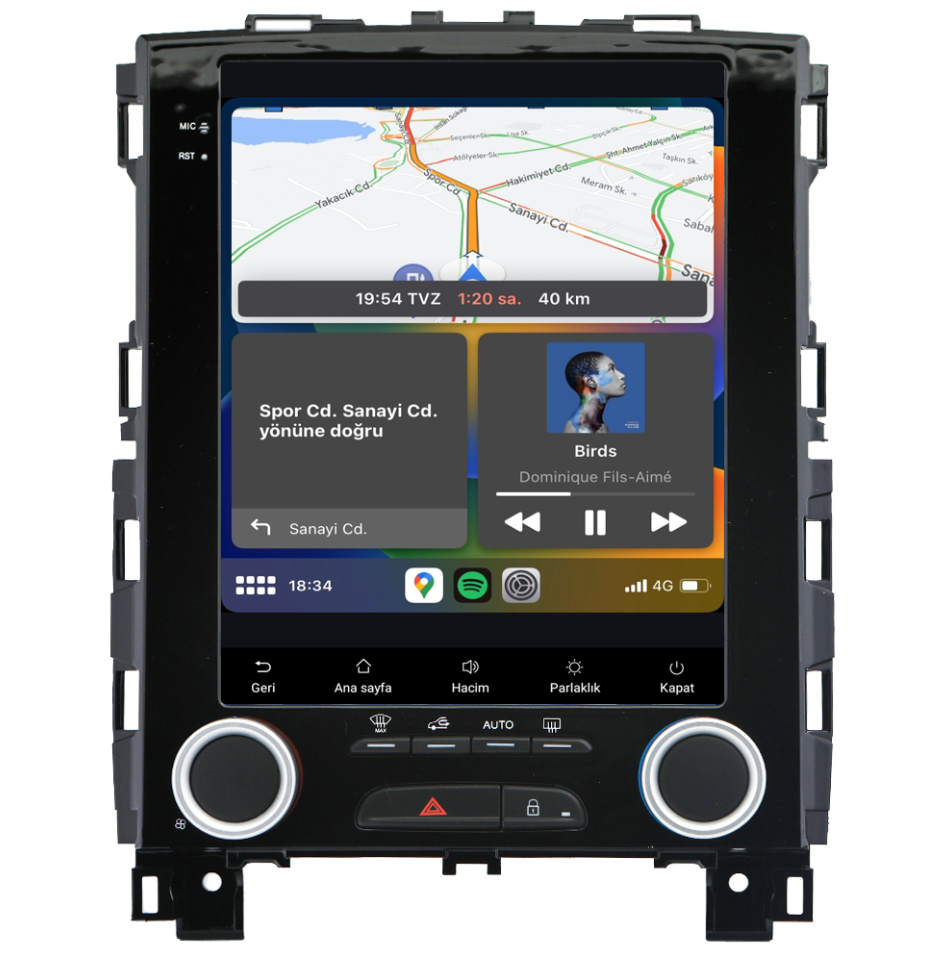 Renault Megane 4 Android Multimedya Sistemi (2016-2024)