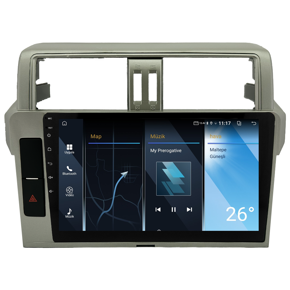 Toyota Prado Android Multimedya Sistemi (2014-2019) CRV-4555XA