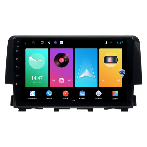 Honda Civic FC5 Android Multimedya Sistemi (2016-2021)