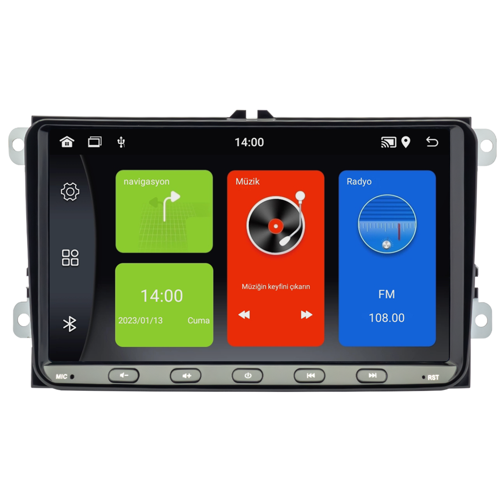 Volkswagen Scirocco Android Multimedya Sistemi (2009-2019) CRV-4580XDA