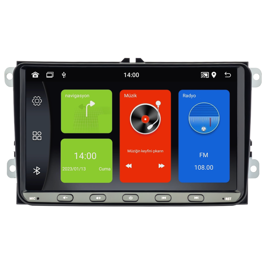 Volkswagen Caravelle Android Multimedya Sistemi (2010-2019) CRV-4580XDA