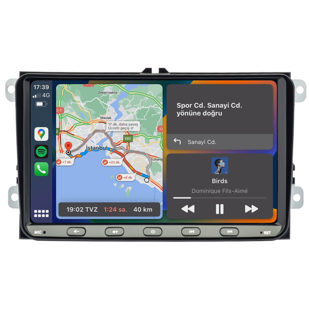 Volkswagen Amarok Android Multimedya Sistemi (2011-2019) CRV-4580XDA