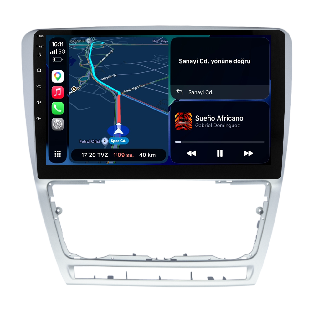 Skoda Octavia Android Multimedya Sistemi (2008-2012) CRV-4481XA