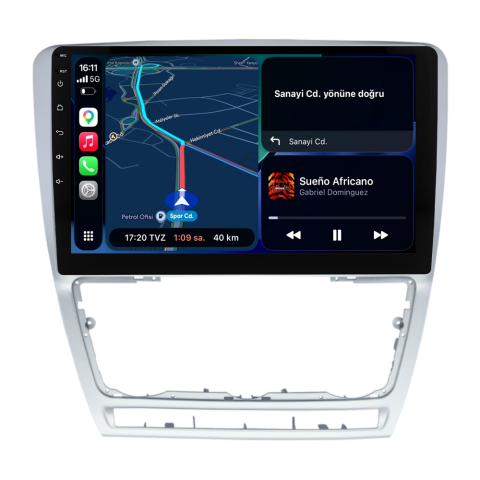 Skoda Octavia Android Multimedya Sistemi (2008-2012) CRV-4481XA