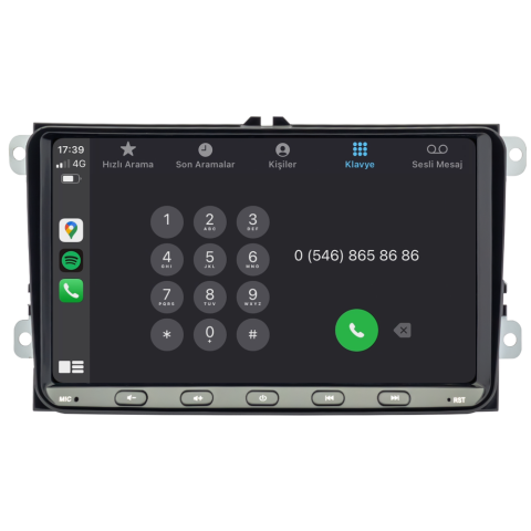 Skoda Fabia Android Multimedya Sistemi (2010-2014) CRV-4580XDA