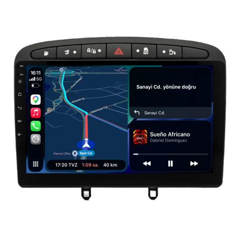 Peugeot 308 Android Multimedya Sistemi (2008-2013) CRV-4426XA