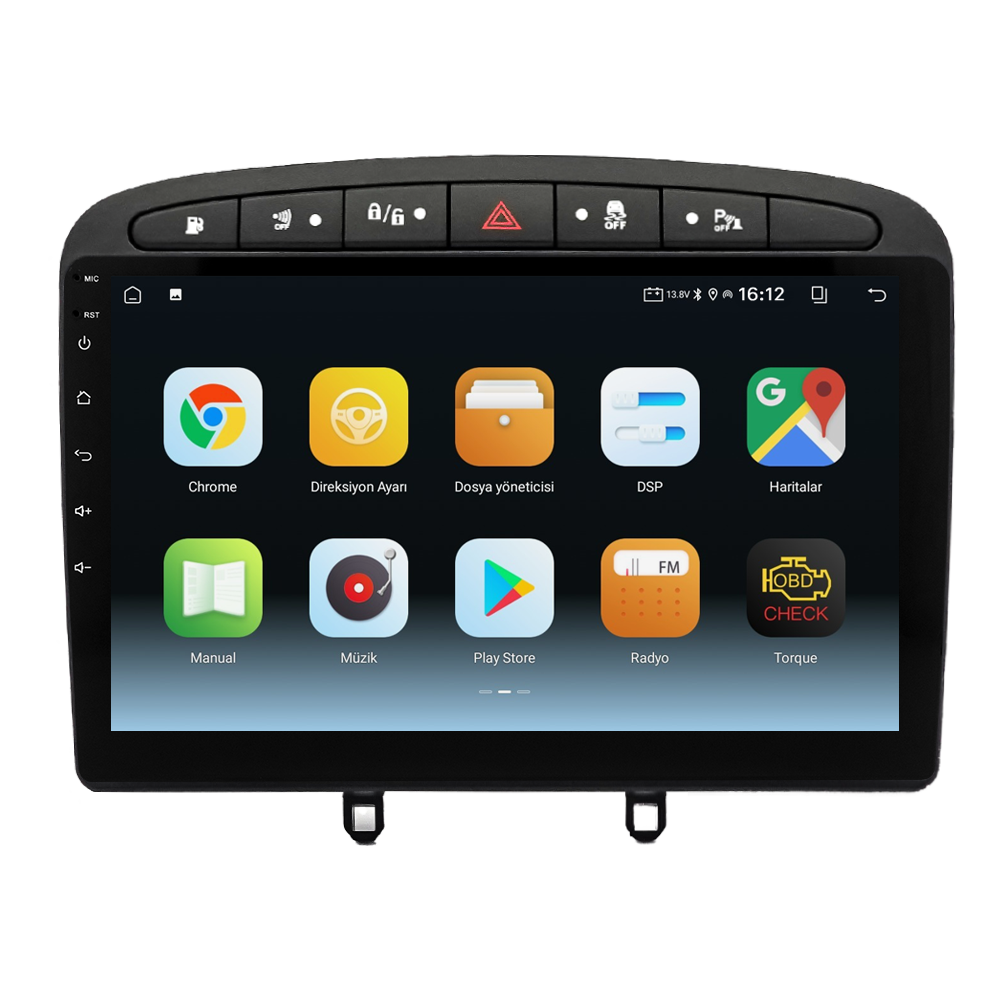 Peugeot 308 Android Multimedya Sistemi (2008-2013) CRV-4426XA