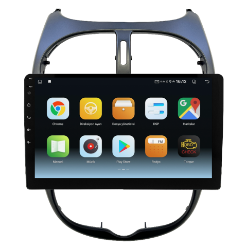 Peugeot 206 Android Multimedya Sistemi (2006-2011) CRV-4427XA