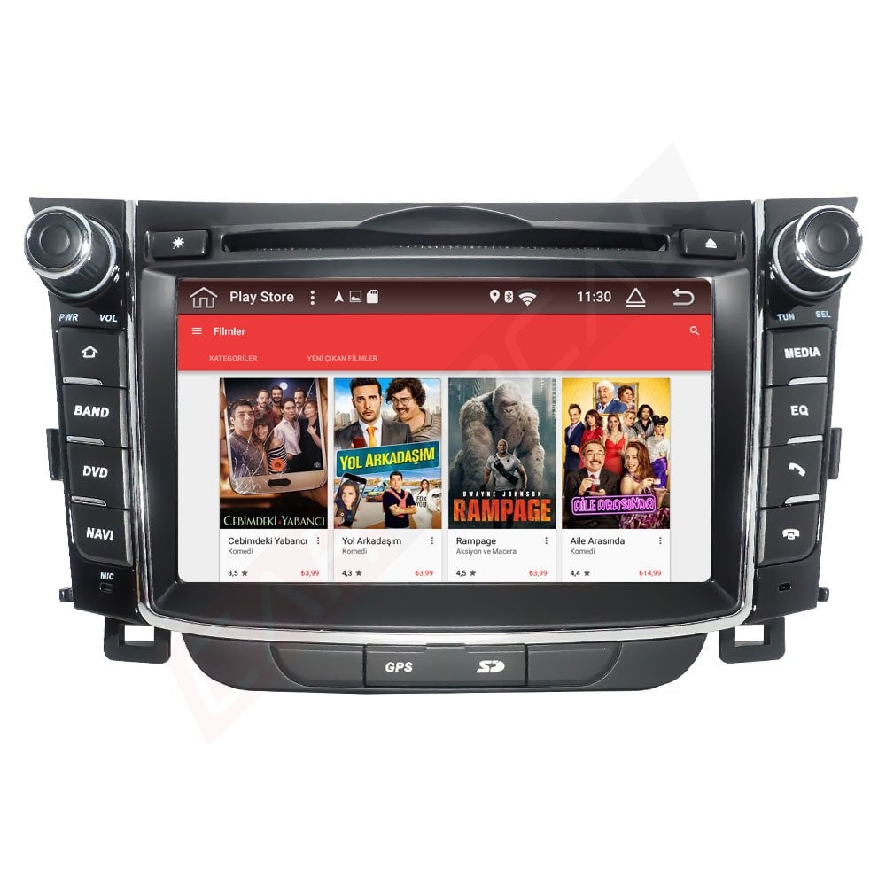 Hyundai i30 Android Multimedya Sistemi (2012-2016)