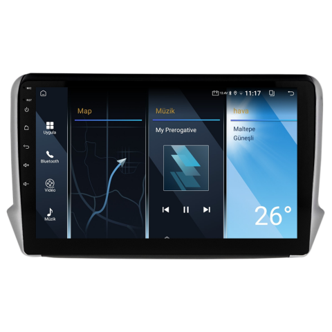 Peugeot 208 Android Multimedya Sistemi (2013-2021) CRV-4420XA