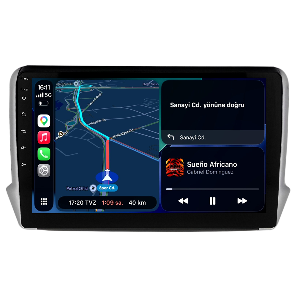 Peugeot 208 Android Multimedya Sistemi (2013-2021) CRV-4420XA