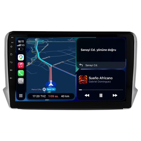 Peugeot 208 Android Multimedya Sistemi (2013-2021) CRV-4420XA