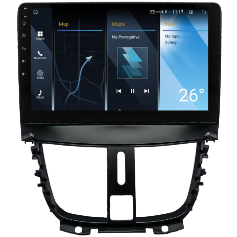 Peugeot 207 Android Multimedya Sistemi (2006-2012) CRV-4421XA