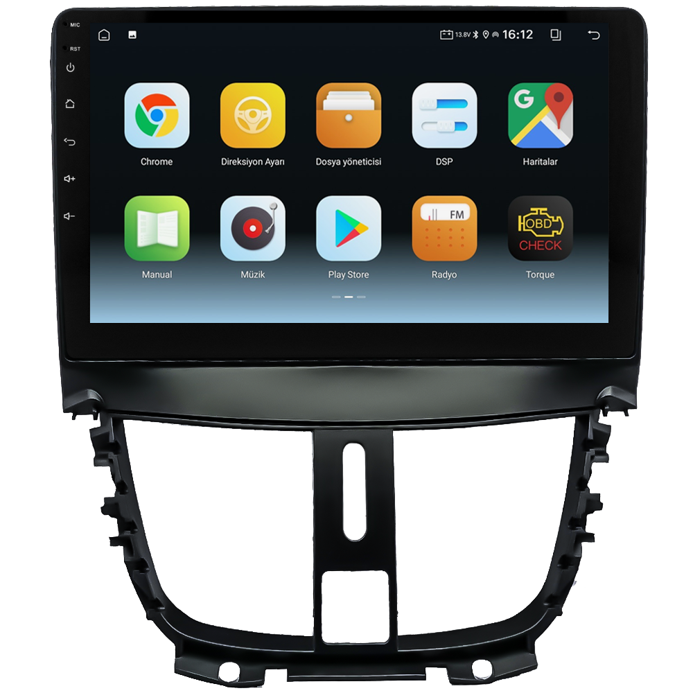 Peugeot 207 Android Multimedya Sistemi (2006-2012) CRV-4421XA
