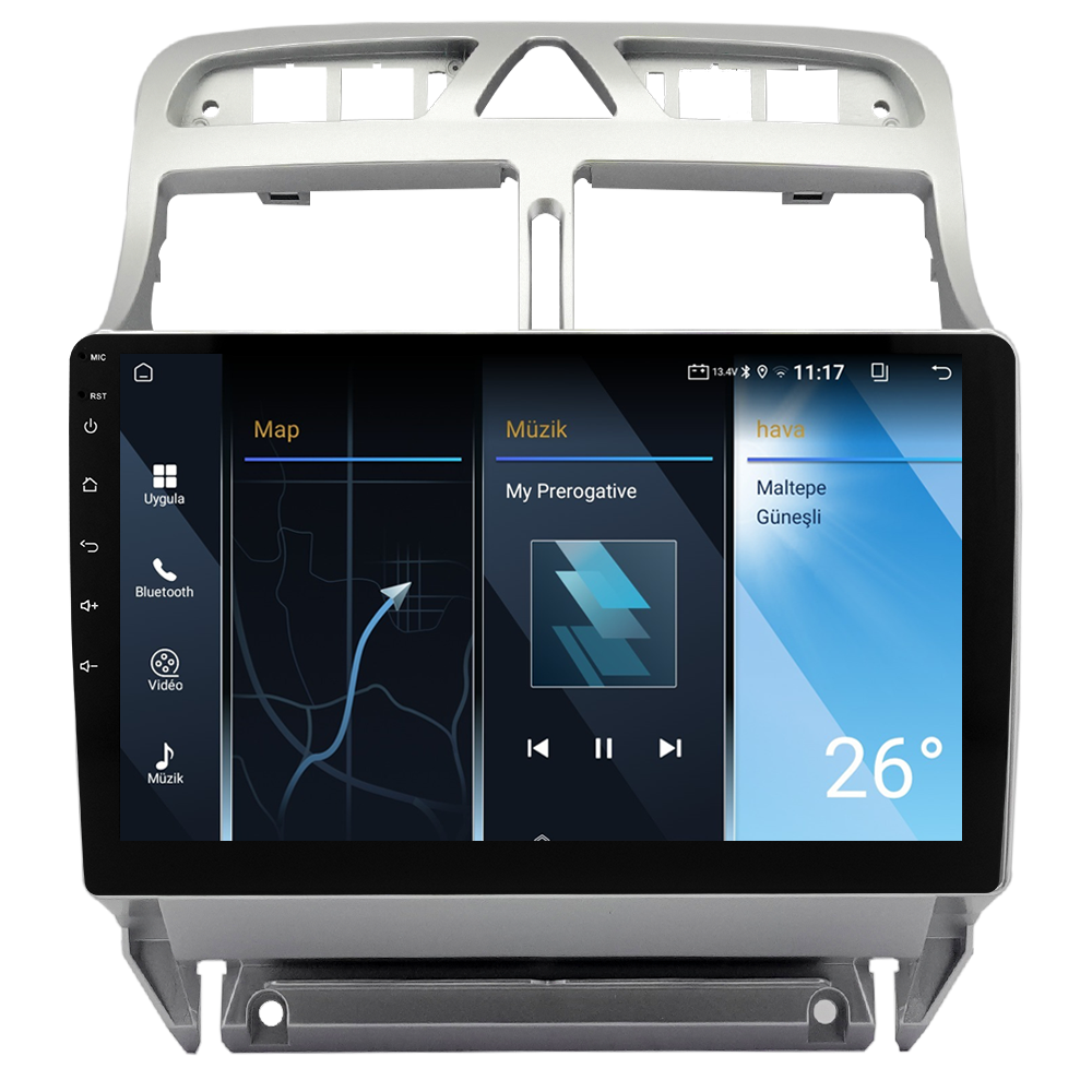 Peugeot 307 Android Multimedya Sistemi (2001-2008) CRV-4424XA