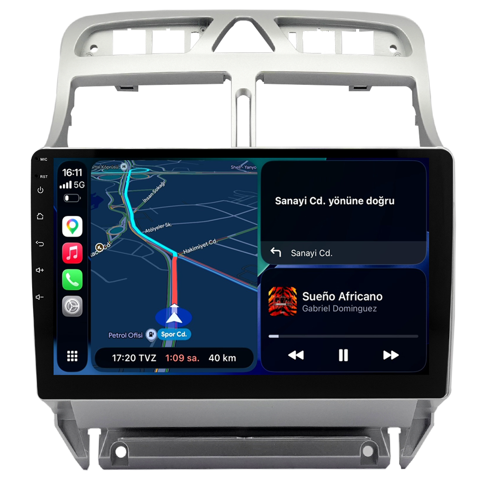 Peugeot 307 Android Multimedya Sistemi (2001-2008) CRV-4424XA